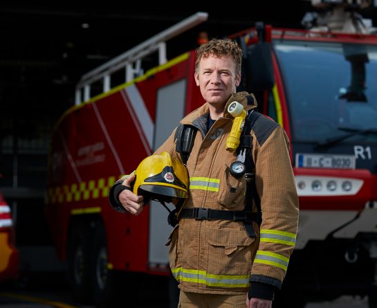 Ted Brady, Airport Police/Fire service Crew Commander
